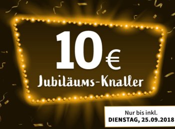 Völkner: Jubiläumsartikel für pauschal zehn Euro, teils mit Gratis-Versand  –