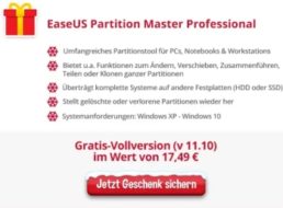 Gratis: Vollversion von Partitionstool und Passwortmanager zum Nulltarif