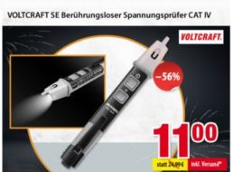 Völkner: Berührungsloser Spannungsprüfer von Voltcraft für 11 Euro frei Haus