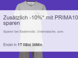 Ebay: Zehn Prozent Wäsche-Rabatt auf über 700 Artikel