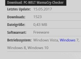 WannaCry: Gratis-Tool zum Sicherheits-Check auf dem PC oder Notebook