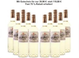 Weinvorteil: Zwölferpaket prämierter Weißwein für 39,96 Euro frei Haus