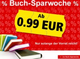 Weltbild: Buch-Sparwoche mit Gratis-eBooks und mehr