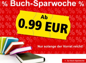 Weltbild: Buch-Sparwoche mit Gratis-eBooks und mehr