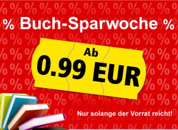 Buch-Sparwoche mit Büchern ab 99 Cent frei Haus