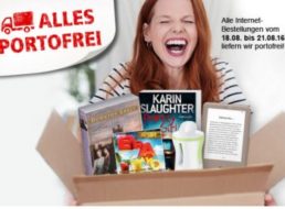 Weltbild: Gratis-Versand bis Sonntag ohne Mindestbestellwert