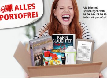 Weltbild: Gratis-Versand bis Sonntag ohne Mindestbestellwert 