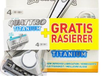 Wilkinson Quattro 4er-Pack mit Rasierer für 9,99 Euro