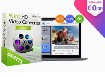 Exklusiv: "WinX HD Video Converter Deluxe" komplett gratis