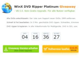 Gratis: "Winx DVD Ripper Premium" für vier Tage zum Nulltarif