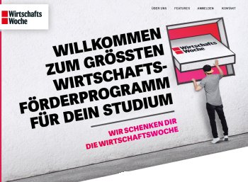 Gratis: Sechs Monate Wiwo Digital für Studis komplett kostenlos