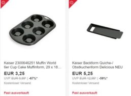 Ebay: WMF-Sale mit Artikeln ab 3,25 Euro frei Haus