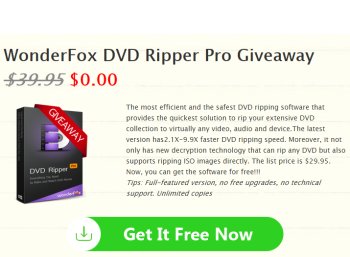 Gratis: "WonderFox DVD Ripper Pro" für kurze Zeit komplett kostenlos