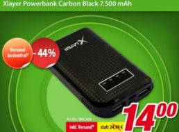 Voelkner: Xlayer Powerbank mit 7500 mAh für 14 Euro frei Haus